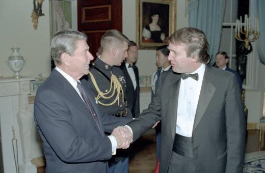 Trump en Reagan 