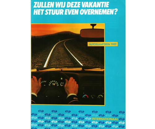 Brochure autoslaaptrein 1989