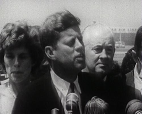 &lt;p&gt;President Kennedy op campagne&lt;/p&gt;